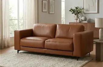 Moderne banken, Huis en Inrichting, Banken | Bankstellen, Nieuw, Leer, Ophalen of Verzenden