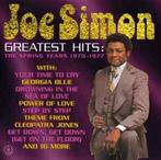 cd - Joe Simon - Greatest Hits: The Spring Years 1970-1977, Zo goed als nieuw, Verzenden