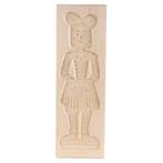 Speculaasplank Groot Pop Man (Piet) 30x10cm., Verzenden, Nieuw