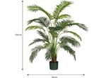 Mica Decorations Areca Palm Kunstplant in Pot - H134 x Ø50, Verzenden, Nieuw