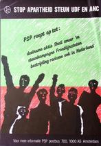 STOP APARTHEID STEUN UDF EN ANC op vintage poster (Posters), Verzamelen, Posters, Verzenden, Nieuw, Overige onderwerpen, Met lijst