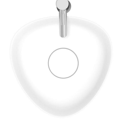 Waskom Riho Oviedo Opbouw 40,9x40,9 cm Mat Wit, Doe-het-zelf en Verbouw, Sanitair, Ophalen of Verzenden