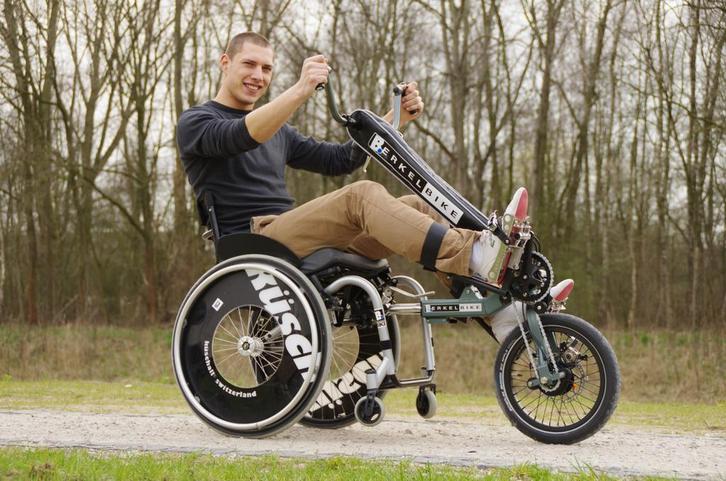 Aankoppelbare handbike - Fiets met armen en benen - WMO, Fietsen en Brommers, Fietsen | Driewielfietsen, Nieuw, Ophalen of Verzenden