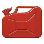 ProPlus Stalen jerrycan - 10 liter - rood - UN en TÜV/GS..., Ophalen of Verzenden, Nieuw