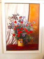 Franco Bocchi (1951 ) - Vaso di Fiori, Antiek en Kunst, Kunst | Schilderijen | Modern