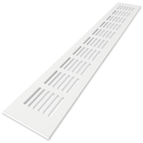 Ventilatiestrip aluminium LxH 400 x 60mm (G61-4006W), Doe-het-zelf en Verbouw, Ventilatie en Afzuiging, Nieuw, Verzenden