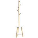 Kapstok Met Bijzettafel In Scandi Design, 5 Kapstokhaken, 39