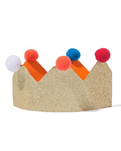 HEMA Omkeerbare kroon oranje van €3.59 voor €2 sale, Kinderen en Baby's, Carnavalskleding en Verkleedspullen, Nieuw, Verzenden
