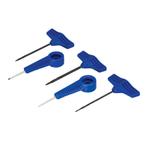 Silverline Handboor- en priemenset - 5-delig - T-handvate..., Doe-het-zelf en Verbouw, Gereedschap | Handgereedschap, Ophalen of Verzenden