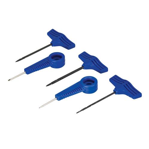 Silverline Handboor- en priemenset - 5-delig - T-handvate..., Doe-het-zelf en Verbouw, Gereedschap | Handgereedschap, Nieuw, Ophalen of Verzenden