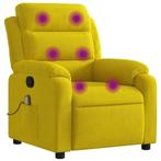 Gele Fluweel Massagestoel - Retourdeal - Relaxen!, Ophalen of Verzenden, Nieuw, Overige kleuren