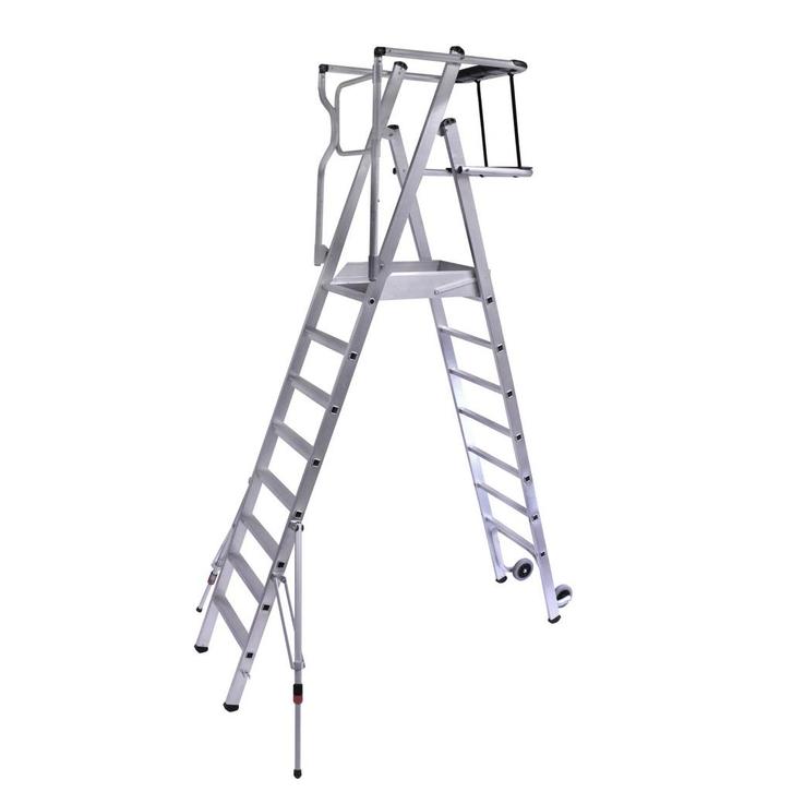 Alumexx Protect magazijntrap 3 t/m 8 treden, Doe-het-zelf en Verbouw, Ladders en Trappen, Trap, Nieuw, Verzenden