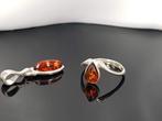 Zilver, Ringdiameter: 17 mm / Baltisch amber / Geen