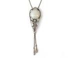 Een tweede gehalte zilveren lavallière collier, Fons Reggers, Gebruikt