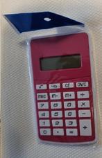 Calculator rekenmachine 8 digit 12x7x0,7cm  kleur Rood -..., Nieuw, Verzenden