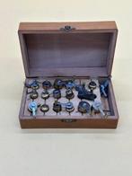 A fine set of watchmaker tools with various clamping devices