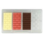 Chocolademal Baksteen Tablet (4x) 8,5x4,2 cm, Verzenden, Nieuw