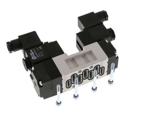 5/3 ISO 5599-1 Middenuitlaat Magneetventiel 24V AC, Doe-het-zelf en Verbouw, Gereedschap | Machine-onderdelen en Toebehoren, Nieuw