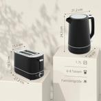 TRUUSK Waterkoker Broodrooster Set 2200 W 1,7L Waterkoker, 2, Verzenden, Nieuw
