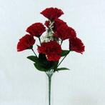 Anjerboeketje Kerstboeket Rood met gips Zijdenbloem per stuk, Huis en Inrichting, Woonaccessoires | Kunstplanten en Kunstbloemen
