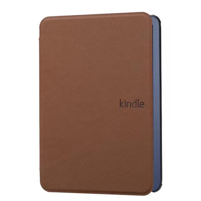 Amazon Kindle eReader 10th Gen Fabric Cover - Leather Bruin, Computers en Software, E-readers, Zo goed als nieuw, Verzenden