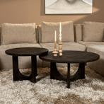 Salontafel Guus | Zwart | 60 cm, Huis en Inrichting, Tafels | Salontafels, Ophalen of Verzenden, Nieuw
