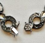 Halsketting - 18 karaat Witgoud - 9.50ct. tw. Diamant, Sieraden, Tassen en Uiterlijk, Kettingen, Nieuw
