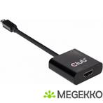 CLUB3D Mini DisplayPort 1.2 to HDMI 2.0 UHD Active Adapter
