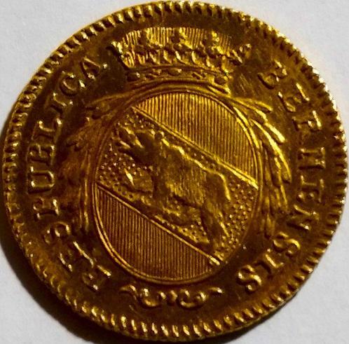 Zwitserland, Bern Duplone / 2 Ducat 1794 Deus Providebit -, Postzegels en Munten, Munten | Europa | Niet-Euromunten
