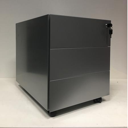 (MDK-105965) Kwadrant verrijdbaar ladeblok, zilvergrijs,..., Huis en Inrichting, Kasten | Roldeurkasten en Archiefkasten, Nieuw