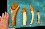 Rare reconstruction of real 4 knifes from the Neolithic, Antiek en Kunst