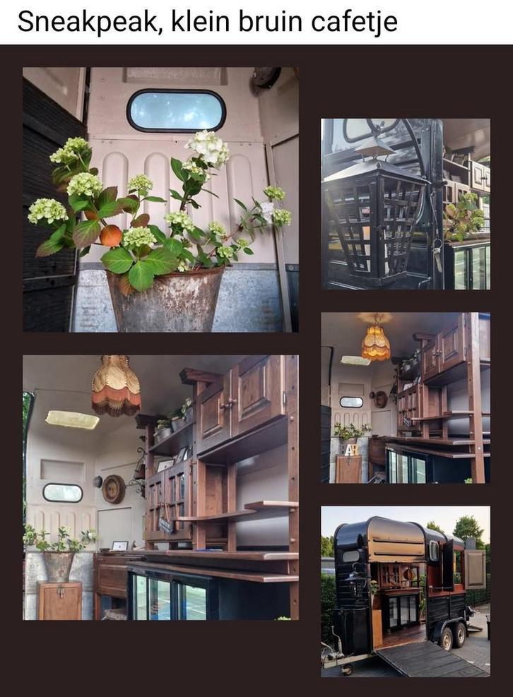 Sfeervol event in eigen tuin? Stretchtent + Bruin cafeetje, Hobby en Vrije tijd, Feestartikelen | Verhuur, Overige, Nieuw, Ophalen