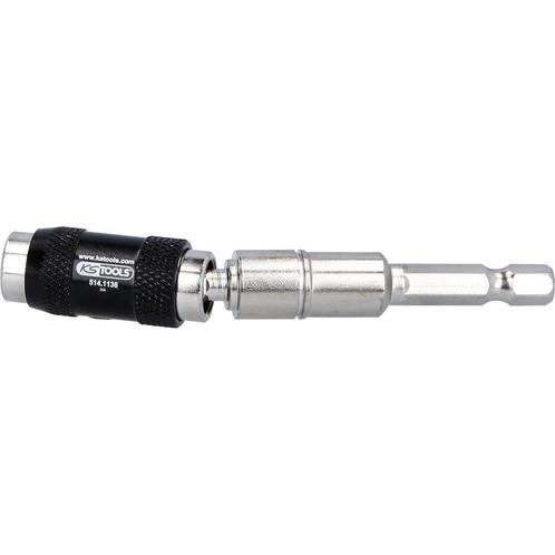 KS Tools 1/4 Magnetische Snelwissel-Bithouder Zwenkbaar, Auto diversen, Autogereedschap, Nieuw, Verzenden