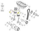Royal Enfield CIRCLIP, PISTON PIN - 574137A Interceptor 650, Motoren, Verzenden, Nieuw