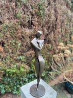 Bronzen Moeder en kind -  Modern Sculptuur - Interieur - Kan, Nieuw, Abstract beeld, Metaal, Verzenden
