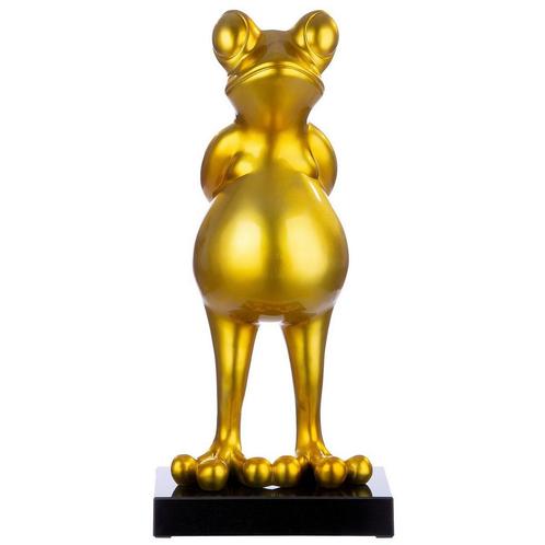 Polysculptuur kikker Kikker goud metallic, Huis en Inrichting, Woonaccessoires | Wanddecoraties, Nieuw, Verzenden