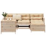 vidaXL 5-delige Loungeset massief grenenhout, Verzenden, Nieuw, Loungeset