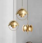 Nordic Moderne Hanglamp E27 – Plafondlamp Goud / Zwart / Wit, Huis en Inrichting, Lampen | Hanglampen, Verzenden, Nieuw