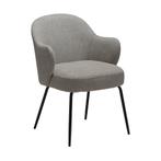 *WOONWINKEL* Dan-Form Bae Luxe Eetkamerstoel Met Armleuninge, Huis en Inrichting, Stoelen, Verzenden, Nieuw, Bruin