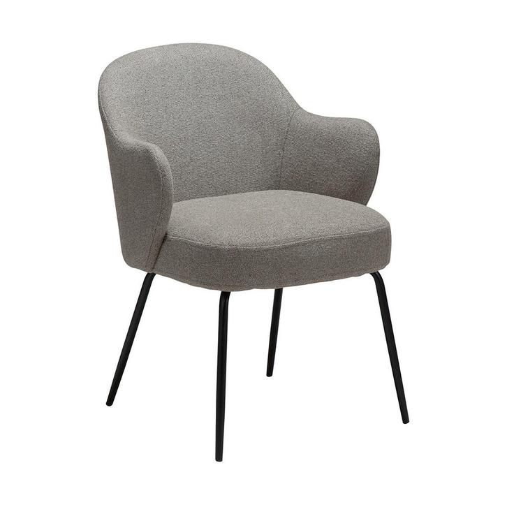 *WOONWINKEL* Dan-Form Bae Luxe Eetkamerstoel Met Armleuninge, Huis en Inrichting, Stoelen, Bruin, Nieuw, Verzenden