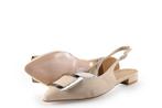 Linea Zeta ballerinas in maat 38 Beige | 25% korting, Kleding | Dames, Verzenden, Beige, Ballerina's, Zo goed als nieuw