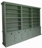 Boekenkast Engels groen Brummen 360 x 260cm, Ophalen of Verzenden, Nieuw