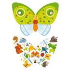 Nieuw Haba 2in1 Puzzel Vlinder, Ophalen of Verzenden, Nieuw