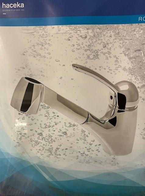 Haceka - Haceka Rolle Keukenkraan+Uittrekbare Handdouche, Doe-het-zelf en Verbouw, Sanitair, Nieuw, Ophalen of Verzenden