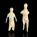 Etruscan Bronzen Figuren (Zonder Minimumprijs), Antiek en Kunst