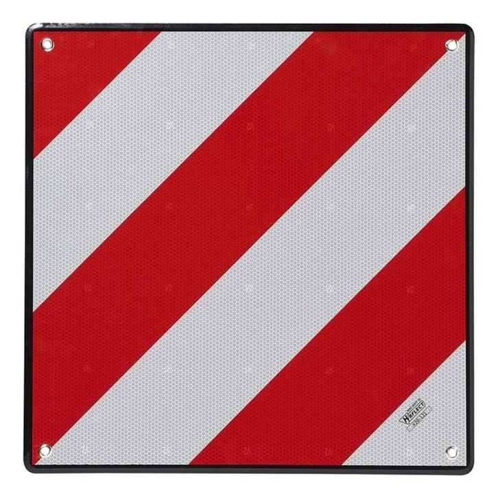 ProPlus Aluminium markeringsbord - 50 x 50 cm - Rood-witt..., Auto diversen, Auto-accessoires, Nieuw, Ophalen of Verzenden