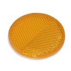 Reflector zelfklevend 60mm rond geel, Caravans en Kamperen, Ophalen of Verzenden, Nieuw