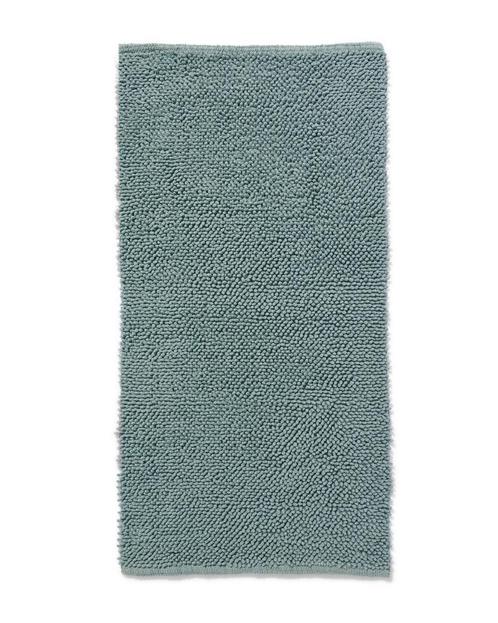 HEMA Badmat 60x120 chenille groenblauw, Huis en Inrichting, Badkamer | Badtextiel en Accessoires, Nieuw, Verzenden