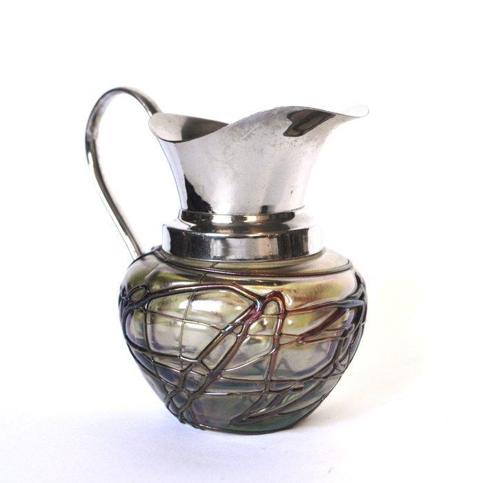 Pallme König - Kan - Glas, Verchroomd, Antiek en Kunst, Kunst | Designobjecten