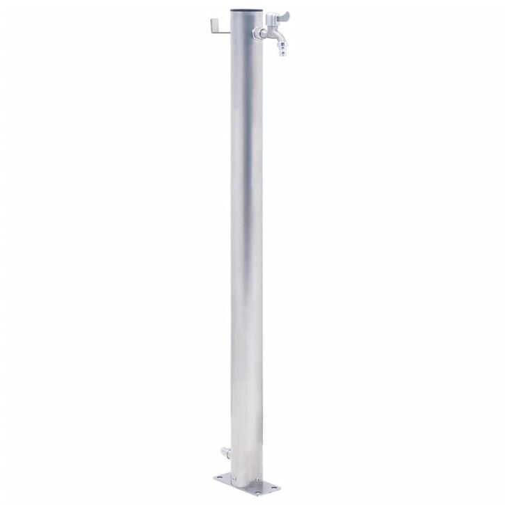 Waterzuil RVS 100cm - retourdeal! Tuinieren 40% korting, Tuin en Terras, Buitenkranen, Nieuw, Ophalen of Verzenden